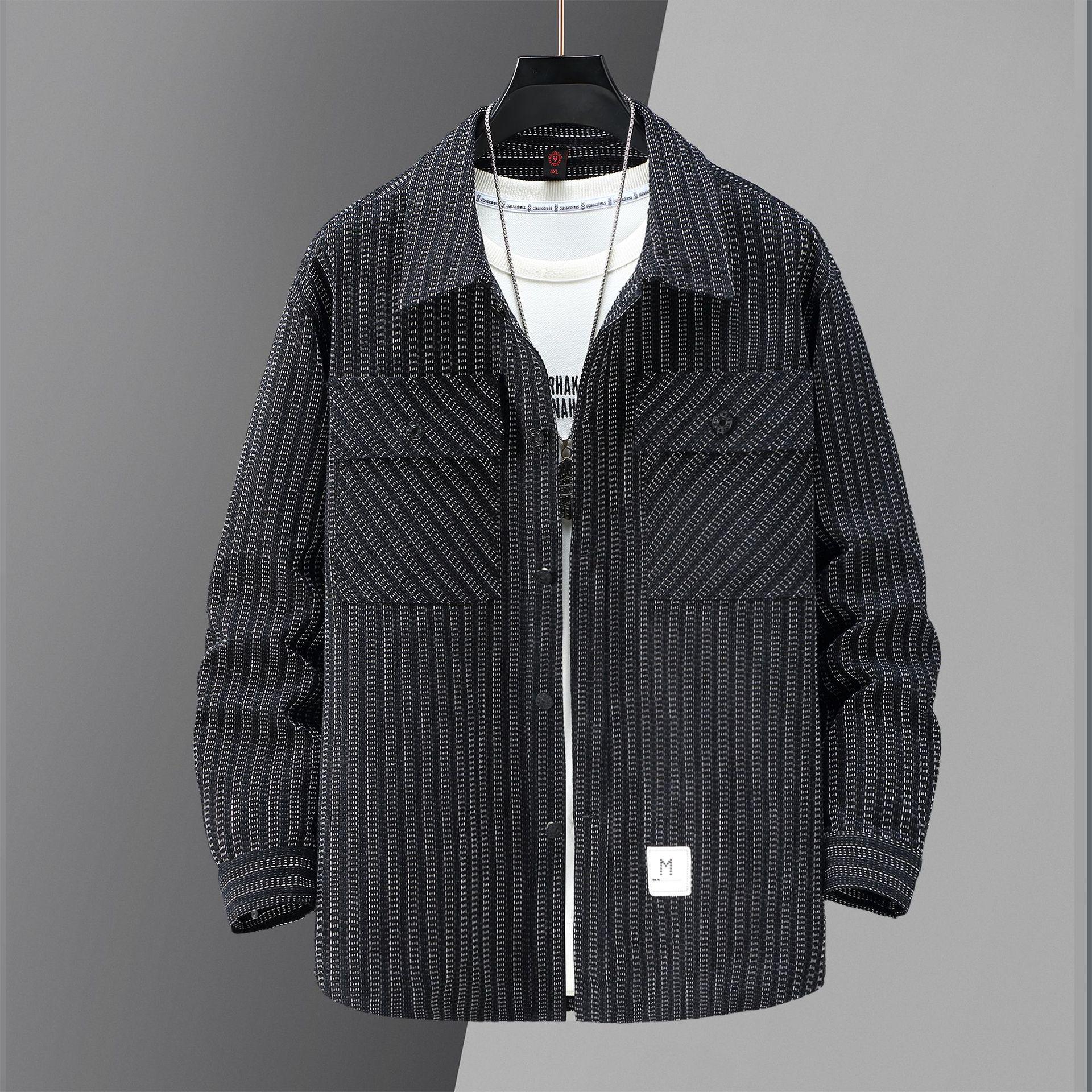 

New Autumn Plus Size Men s Casual Jacket - Trendy Fashion for Larger Sizes 400 Jin 7XL чорний