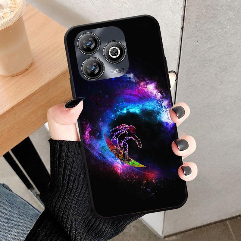 Für ZTE BLADE A75 4G Hülle Coque Luxus Stoßfest Weiches TPU Silikon Handyhülle Für ZTE BLADEA75 Fundas Capa Modehülle