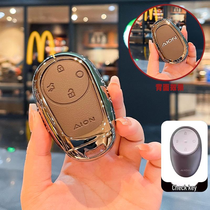 Tyrannosaurus Rex Key Cover for 2024 AION V – Fits GAC SUVs & New Energy Vehicles with Full-Coverage Metal Buckle. Bag Packaging