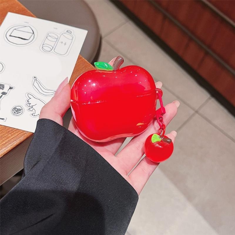 TPU Fruit Shape Wireless Earbuds Case Shockproof Cover For Pro2 Wireless Earphones With Pendant