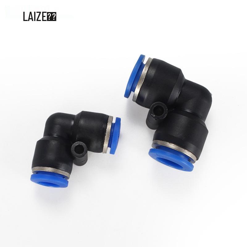 

Пластиковый угловой фитинг быстрого соединения для пневматических трубок для воздушных насосов и компрессоров (8 мм, 10 мм, 12 мм) PV-4 Right Angle Plastic Elbow