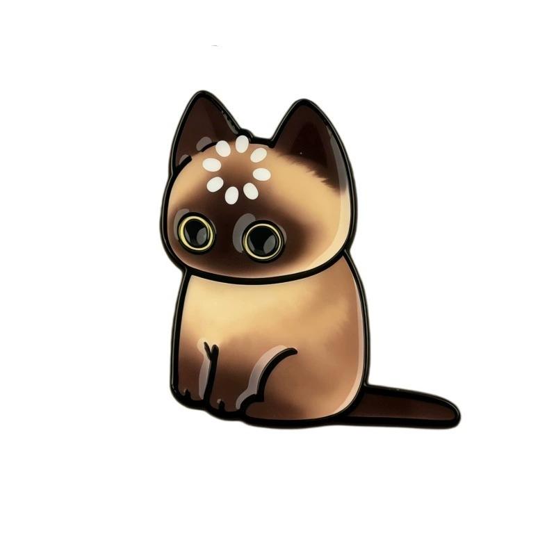 Loading... Cats Enamel Pin Cute Cartoon Animals Brooch Lapel Pins Badge Backpack Clothing Decor Fashion Jewelry Gifts