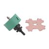 Borderless Spotlight Hole Opener Hex Shank Center Positioning Drill Counterslot Hole Tool Set 75mm