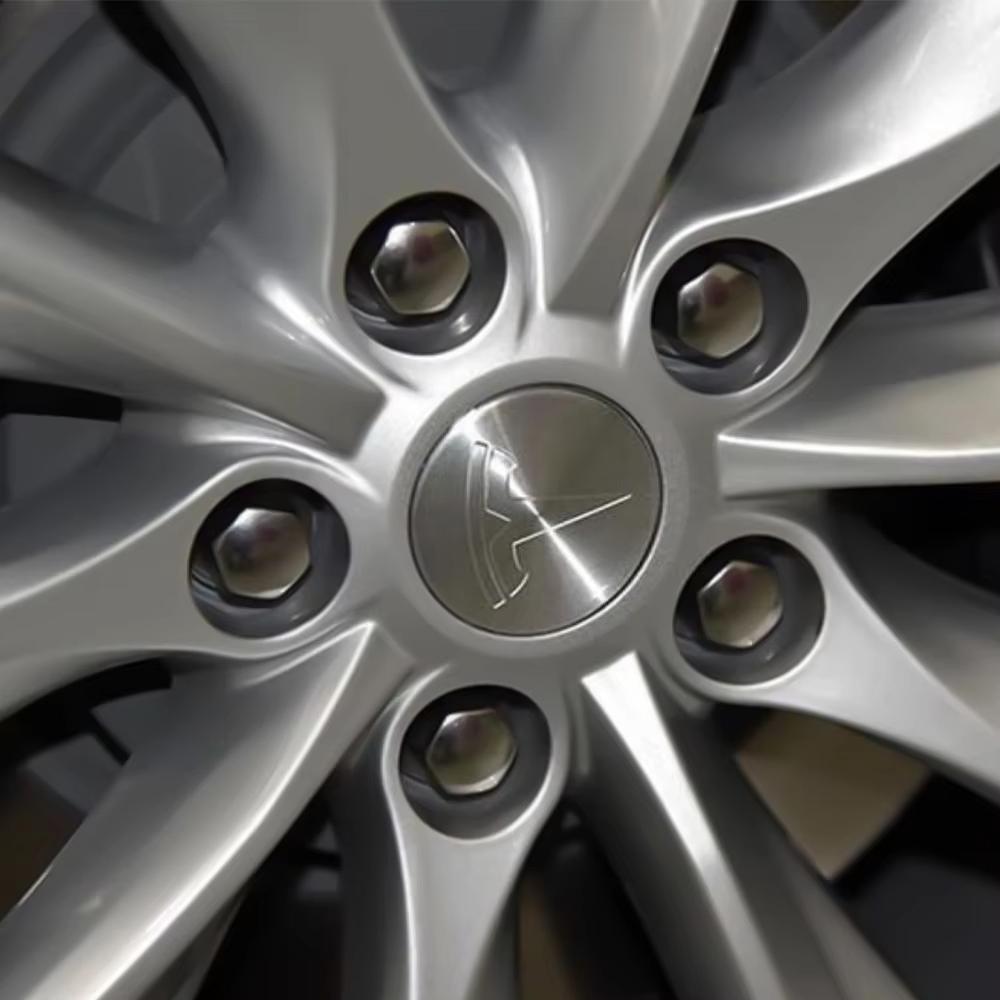 4Pcs For Tesla Model 3 S X Y Cybertruck Roadster Car Badge Wheel Center Hub Cap Cover Accessories Auto Styling Car Accessories