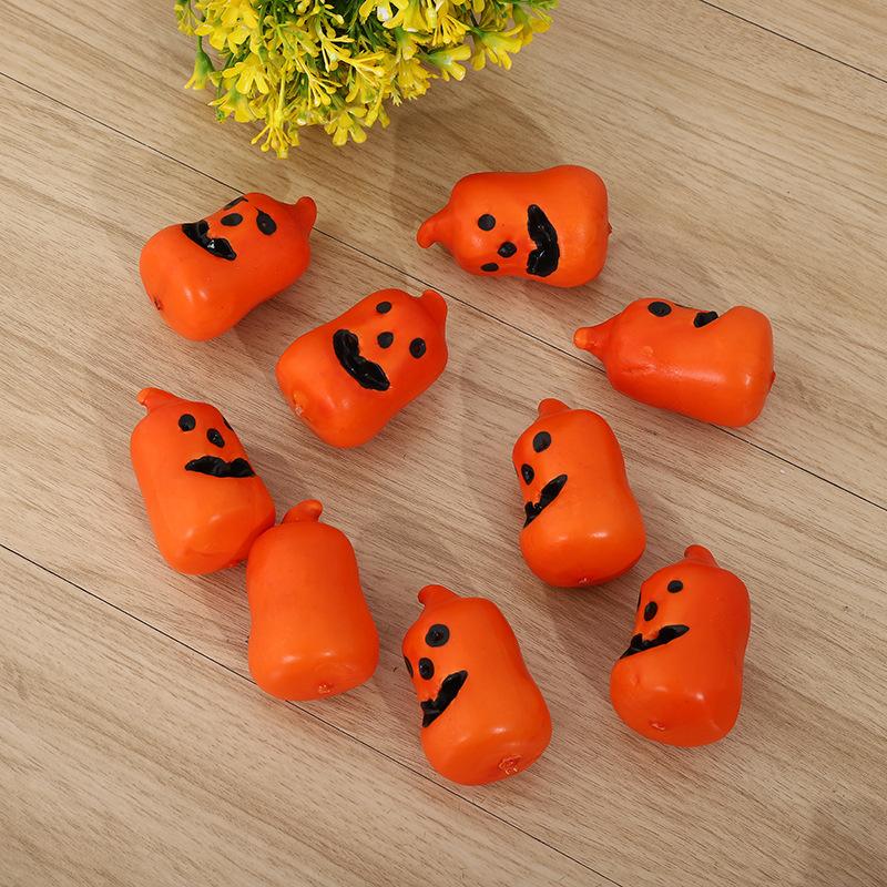 Mini Artificial Pumpkin Simulation Foam Fruits Vegetables Deskdrop Ornaments Halloween Decoration Wedding Party Photo Props
