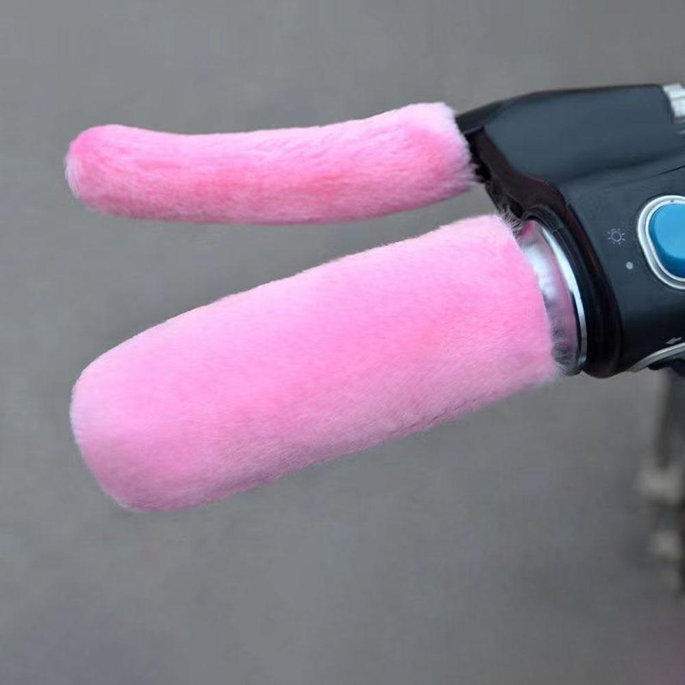 Electric bike handle cover winter version electric bike driver handle cover electric tricycle handle cover plush