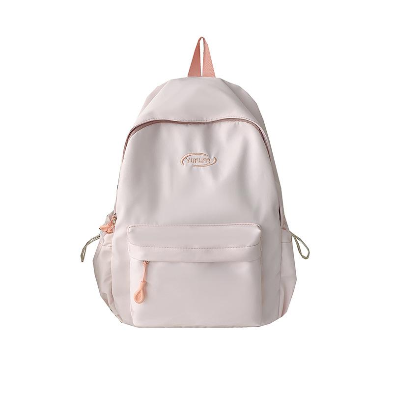 Schoolbag1011 Simple and Lightweight Schoolbag Korean Ins High Value and Versatile Student Class Girl Backpack Casual Fashion