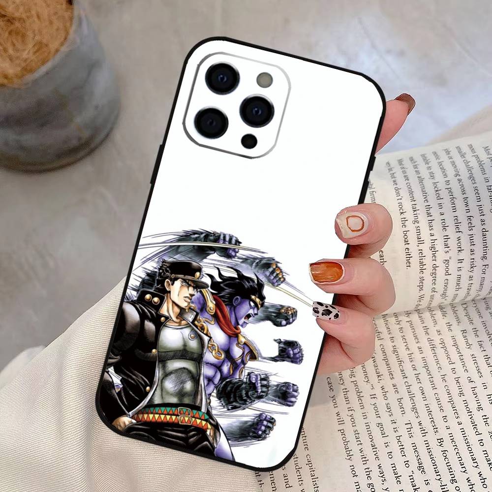 JoJo's Bizarre Adventure Custodia per Telefono Silicone Morbido Per IPhone 17 16 15 14 13 12 11 X XR Plus Pro Max Plus