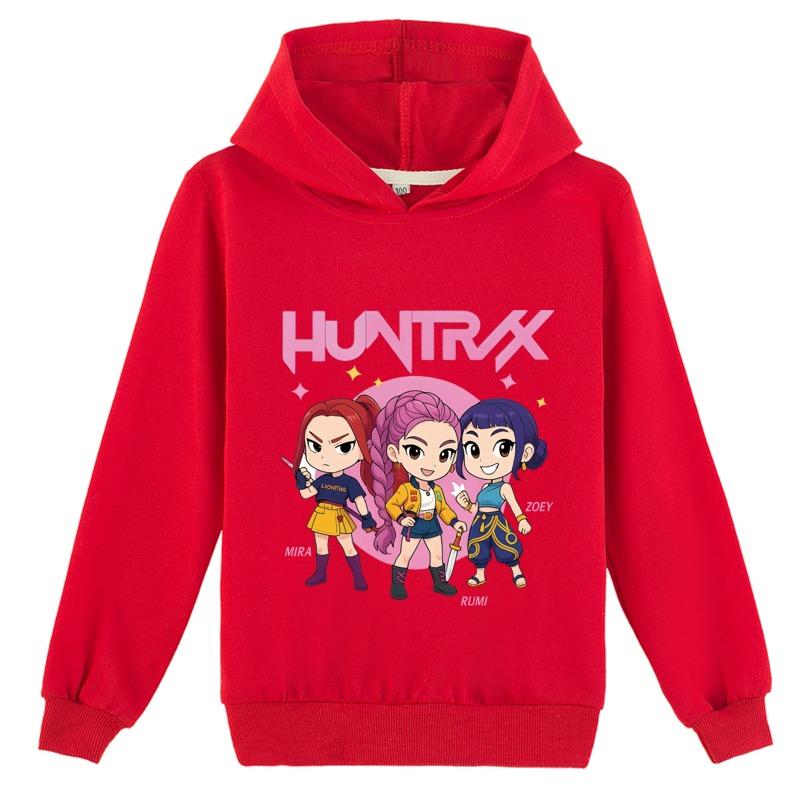 Children's Hooded Sweatshirt Wizard Sisters Cartoon Cute Print Winter Fashion Warm Hooded Sweatshirts