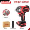 ONEVAN 1200N.M Brushless Electric Impact Wrench 1/2'' Cordless Screwdriver Lithium-Ion Battery Power Tool for Makita 18V Battery