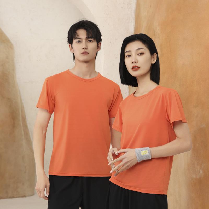 Unisex Quick-Dry Ice Silk Sports T-Shirt: Running, Badminton, Baseball Team Jersey