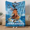 Individuell 1 Stück Eiszeit: Kollisionskurs Decke, Weiche und bequeme Decke, Lässig warm, Camping Reise Decke, Geburtstagsgeschenk Q91077