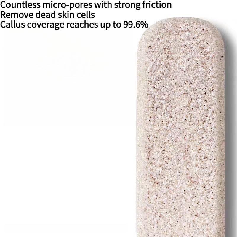 1PC silicon carbide dermabrasion foot file to remove dead skin foot grinder wooden handle convenient multi-faceted callus foot care tool