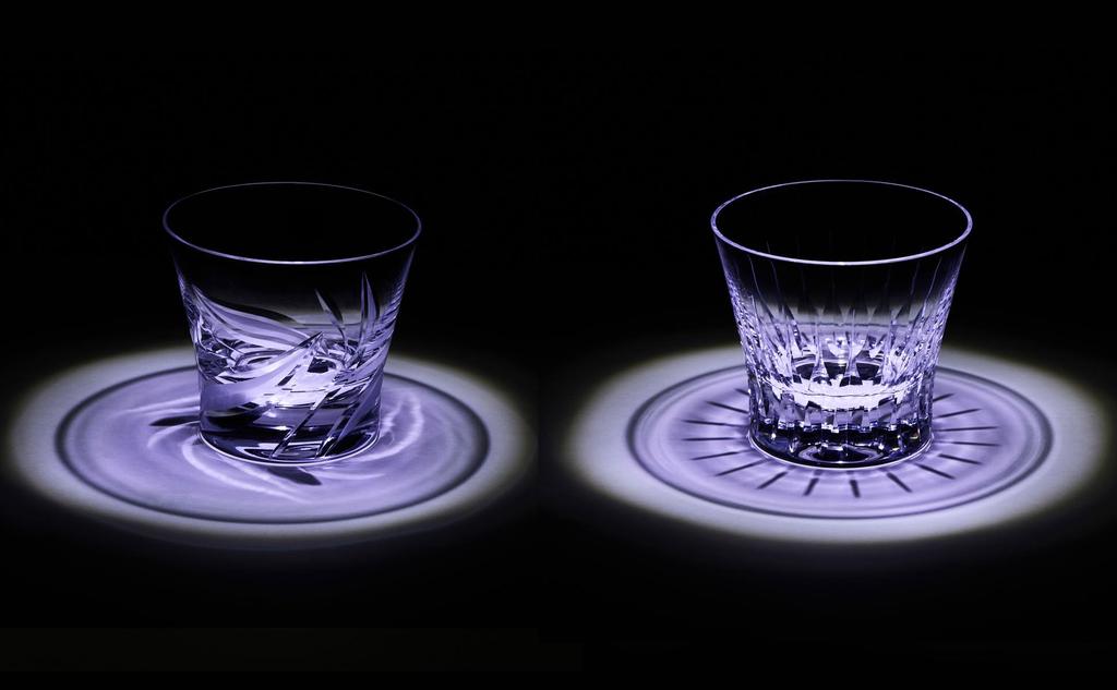 LUGUFON Whiskey Rock Cut Handcrafted by Presented in a Paulownia Wood Suitable for Cold Plum and Other Alcoholic Perfect for Birthday Wedding and