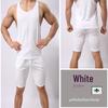Men's Quick-Dry Color Block Casual Sports Shorts with Drawstring