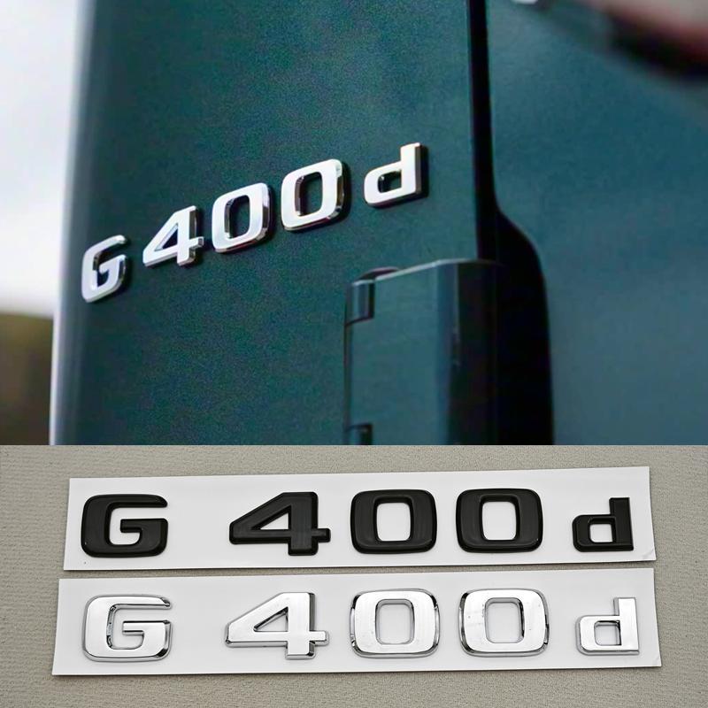 IXEA6 3D ABS Car Letters Logo G350 G350d G500 Sticker Rear Trunk Badge Emblem Decals For Mercedes Benz G350 G500 W463 Auto Accessories