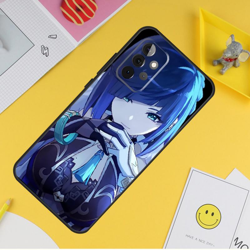 Genshin Impact Yelan Case For Samsung Galaxy A53 A33 A23 A13 A06 A56 A16 A36 A55 A35 A17 A54 A34 A14 A52 A32 A15