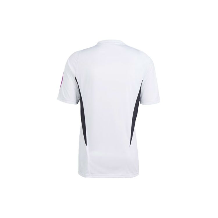 Adidas Fc Bayern Tiro 23 Training Jersey Color Block V-Neck Short Sleeve Football Shirt Men Tops White IB1522