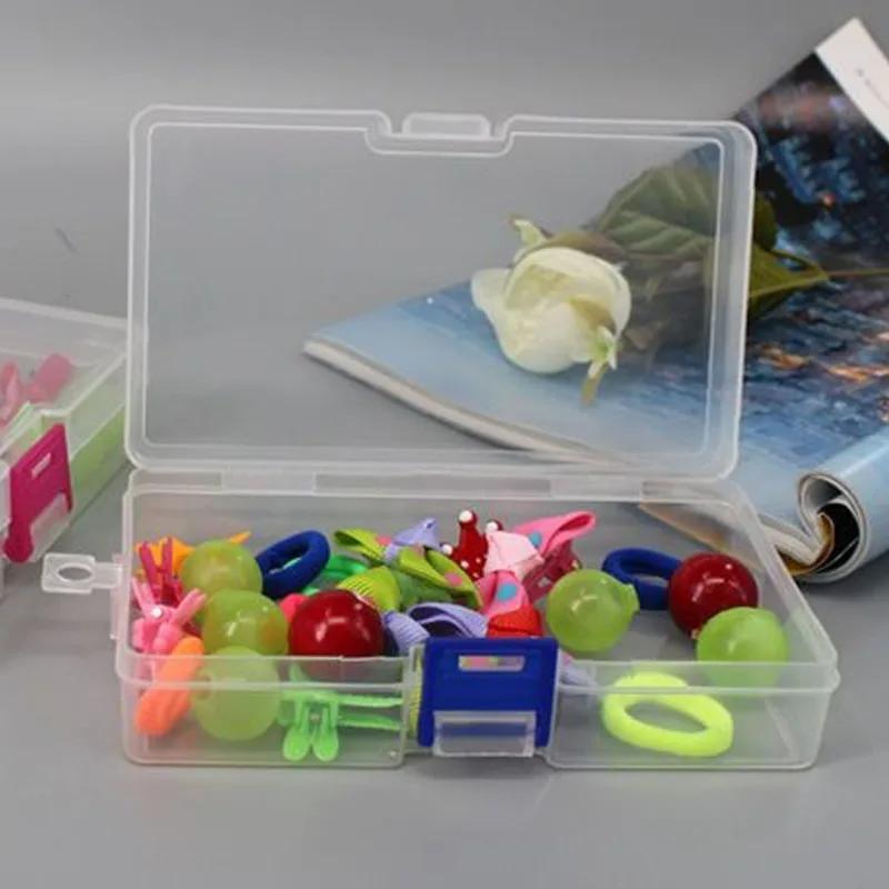 8 Styles Clear Plastic Jewelry Storage Case Small Boxes Storage Case Container Packaging Box Earrings Rings Beads Earplug Boxes