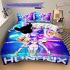 Huntrix Team Bedding 3 Piece Set Hd Print Duvet Cover Pillowcases For Teens Adult Bedroom Decoration Christmas Gift C9211341