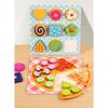 Kids Wooden Kitchen Toy Pretends Play Cutting Pizza Game Simulation Make Cookies Dessert Food Creative Education Toys Girls Gift