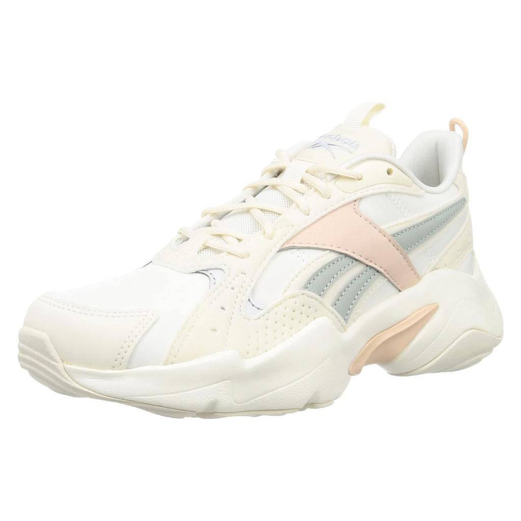 Reebok Turbo Restyle Leather Sports Comfort Durable Breathable Shock Absorption Low-Top Casual Shoes Women casual shoes Off-White GV6937