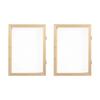 2Pcs Reusable Wood Mesh Paper Making Frame Handcraft Tool for Handmade Stationery Recycled Art Projects and DIY Crafts