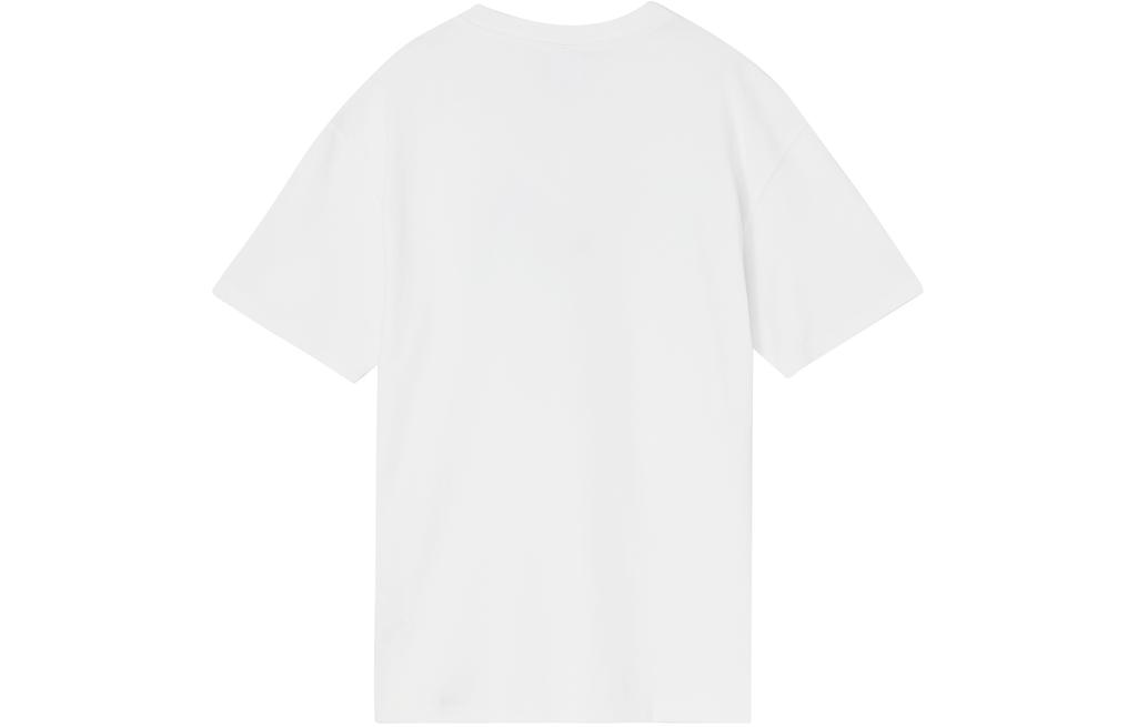 Nike T Shirts Men's White Crew Neck Moderate Straight Fit DD8811-121