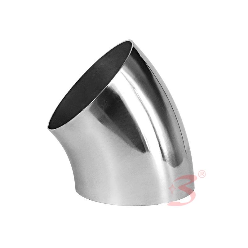 Gomito Decorativo in Acciaio Inossidabile 304 a 45° con Diametro 63/63.5/76/89 mm per Saldatura