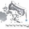 51487462763/51487462764 BMW 3 Series G20 Fender Seal