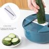 Multi-function Vegetable Cutter Slicer Manual Potato Peeler Dicing Blades Food Fruit Grater Shredder Kitchen Chopper Cutter