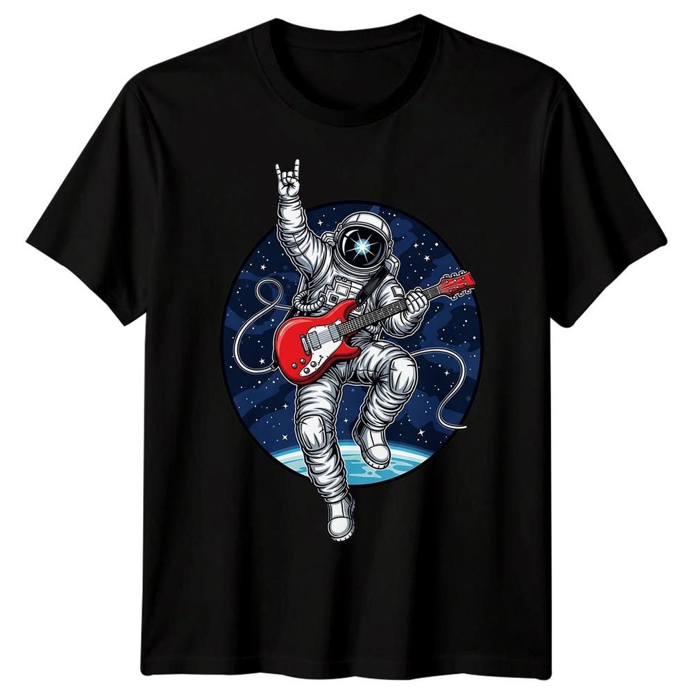 Astronaut Rock Music Space Unisexs TShirt Unisexs Tee Graphic Unisex Tee