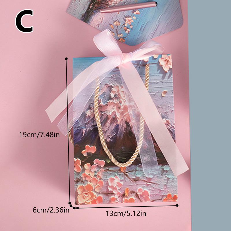 1 шт. сумка для покупок 3D сумка для хранения свадебный подарок сумка кремовая бумажная — фото 10