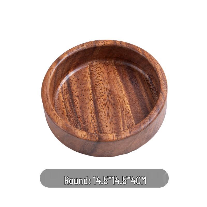 Walnut Wood Round Serving Tray