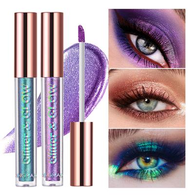 Shine Diamond Eye Shadow Cream Glitter Glow Metallic Eyeshadow Palette Long Lasting Shimmer Pigmented Liquid Eyeshadow Cosmetics