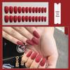 European & American Frosted Matte Press-On Ballet Nails