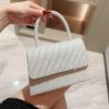 Gold Bright Silk Evening Bag Women Elegant Fashion Banquet Clutch Chain Shoulder Bags Luxury Purse Female Wedding Party Handbags
