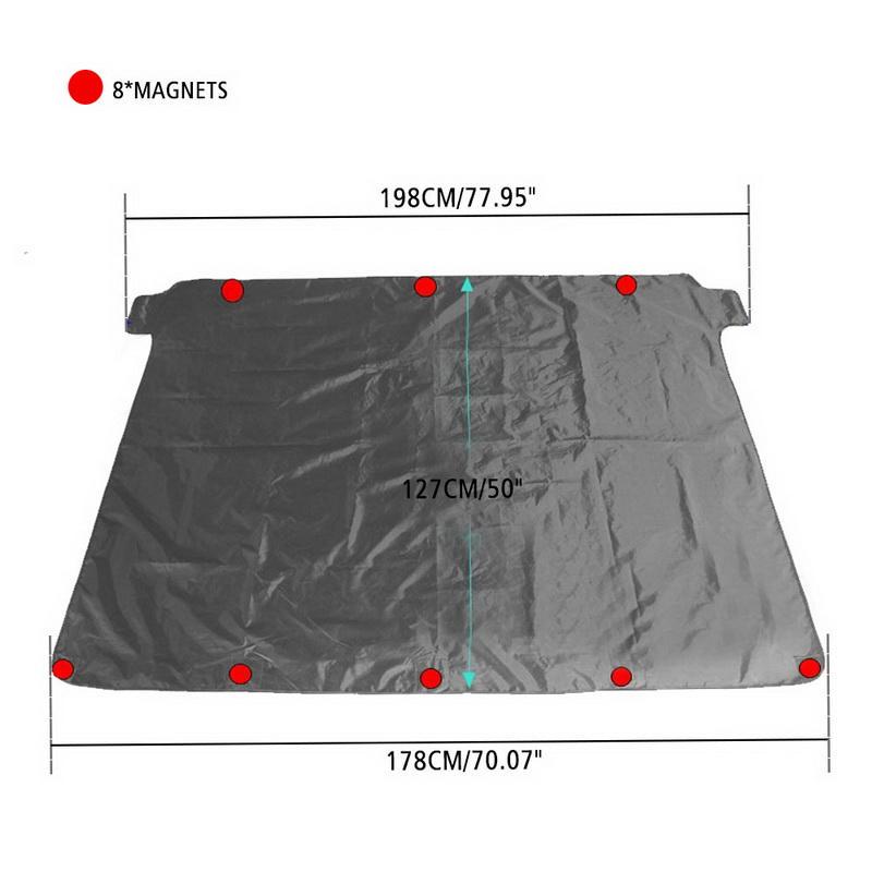 Magnetic Edges Car Windshield Cover for Ice and Snow Waterproof Protector All Weather Winter Summer Auto Sun Shade for Car SUV Van or Automobile Windshield Snow Cover for Car Truck