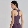 Women's Summer Slimming Racerback Yoga Bra with Chest Pads - Beautiful Back Design