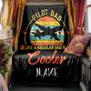 Pilot Dad Rv Blanket Personalized Name Soft Comfortable Stylish Rv Blanket Car Blanket Perfect For Rv Travel Rv Camping Rv Outdoor Rv Home Suitable