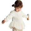Balabala Girls' Mesh Patchwork Sweatshirt
