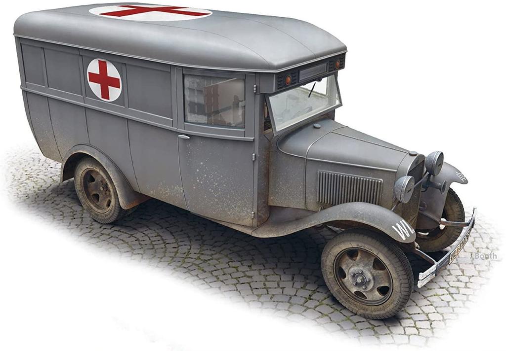 Miniart 1/35 GAZ-03-30 Ambulance Plastic Model