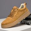 New Spring Men's Casual Leather Shoes All-Matching Sneakers Man Skateboard Footwear Versatile Tenis Masculino