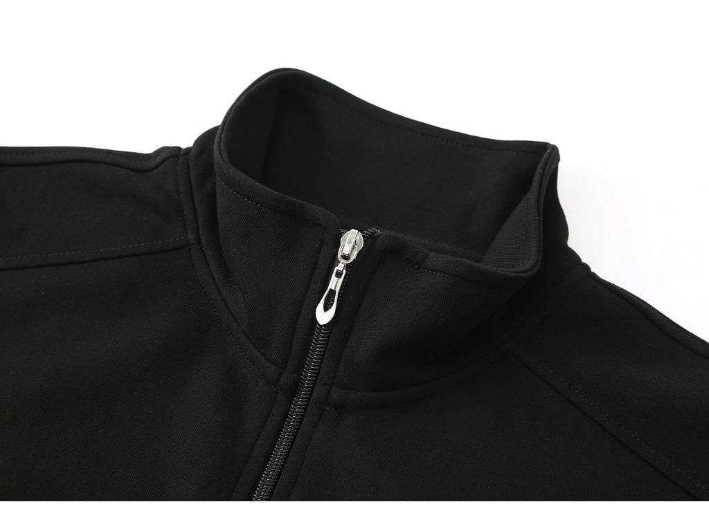 Herren Trendiger Herbst/Winter Revers-Cardigan - Milchseide, Stehkragen, Lässiger Stil