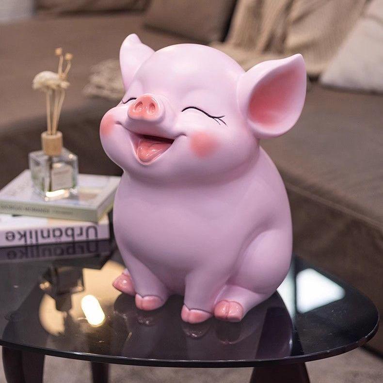 Entzückliches Sparschwein: Cartoon-Schwein-Sparschwein & Dekor-Geschenk