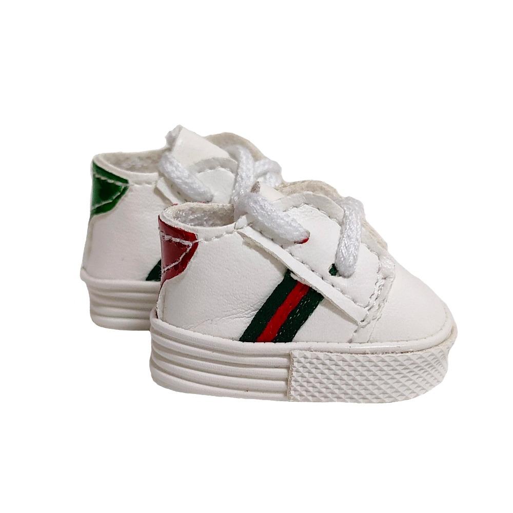 Labubu  Shoes (4*1.8cm) Doll Sneakers ,for 17cm Macaron Plush and 15cm EXO Cotton Doll and 1/6 BJD Doll Clothes Shoe Accessoires
