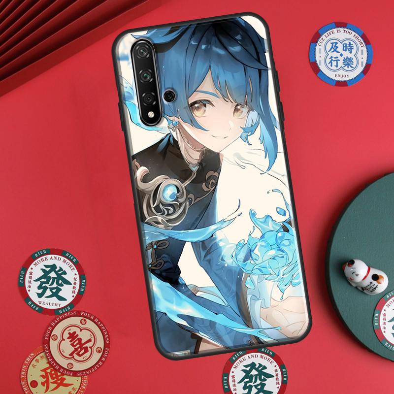 Genshin Impact Xingqiu For Huawei P60 Pro P30 P40 Lite Nova Y61 Y91 Y90 Y70 Y60 Y72 12s 12i 11i 7i 8i 9 10 SE Case