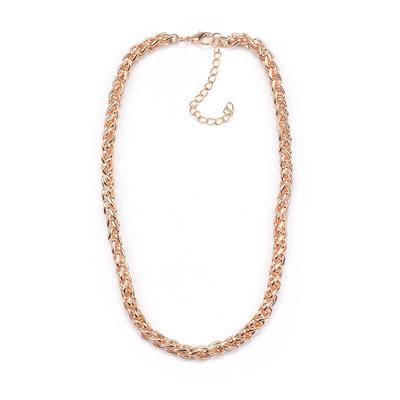 Stilig og Enkel Metallkjede Gull Halskjede