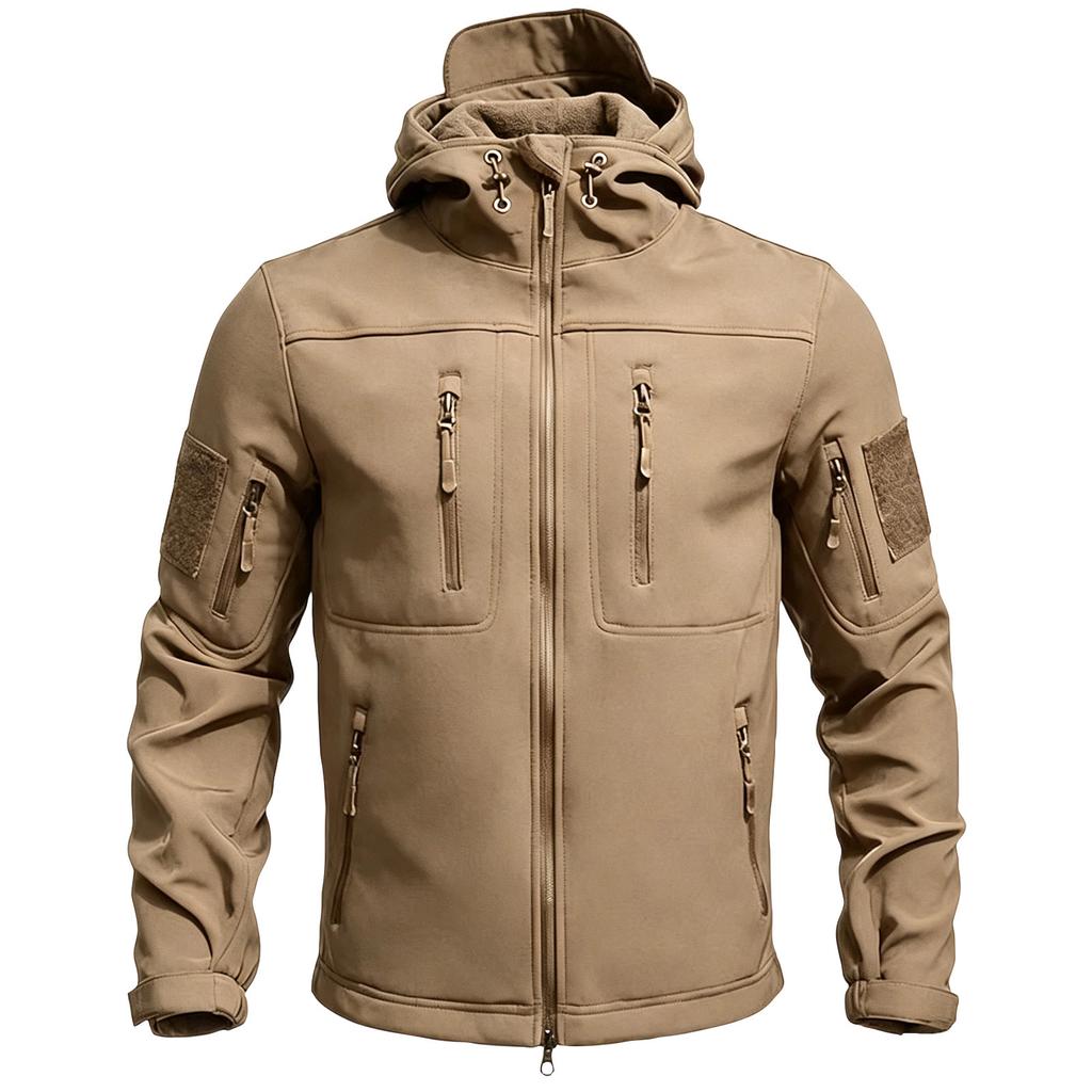 Men's Multifunctional Camouflage Winter Jacket for Outdoor Activities