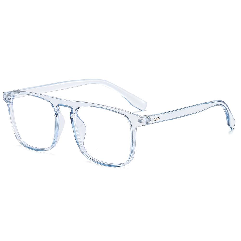 Anti-Blue Light Transparent Square Glasses Fashion Computer Eyeglasses Ins Women Men Glasses Frame